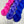 Charger l&#39;image dans la galerie, Blue &amp; Rose Fluo (Worsted)
