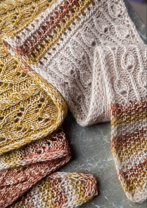 Glowhair Frost Scarflet - Stephen West