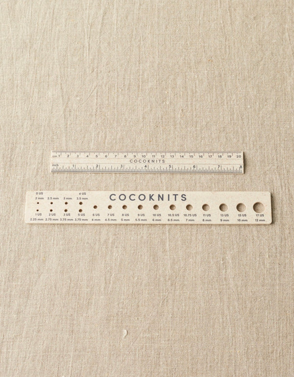 Règle et gauge cocoknits