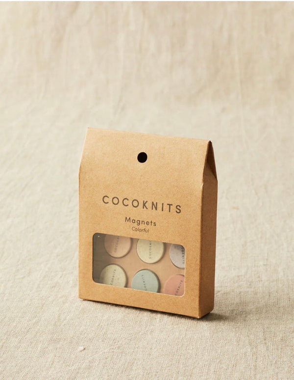 Aimants de couleur Cocoknits magnets