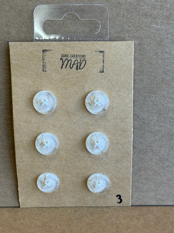 BOUTONS ZONE CRÉATIONS MAD 15 MM