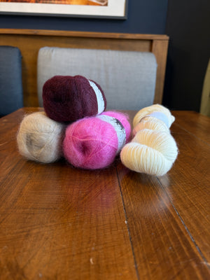 Glowhair Frost Scarflet - Stephen West