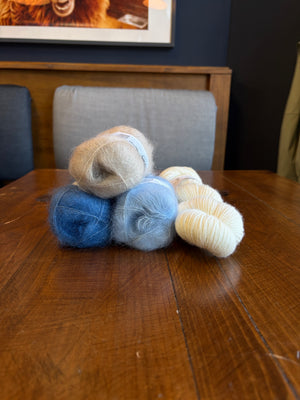 Glowhair Frost Scarflet - Stephen West