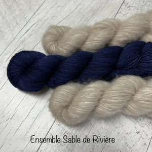 Ensemble patron Wells Beach Shawl